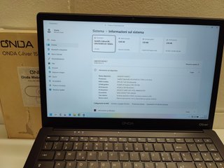 Notebook Intel Quad Core SSD 256GB Ram 8GB FHD 15