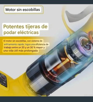 Tijeras Eléctricas Recargables 30mm (2 Baterías)