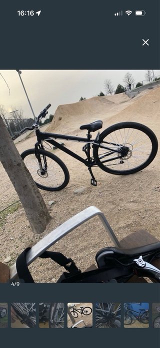 Bicicleta Stunt Negra