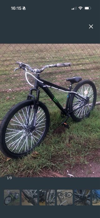 Bicicleta Stunt Negra