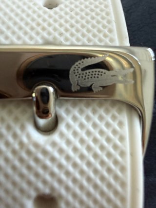 Reloj Lacoste Blanco con Cocodrilo Verde