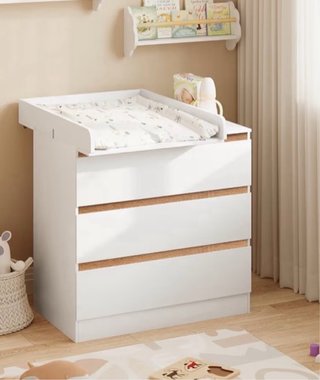 Adaptador cambiador madera cómoda IKEA