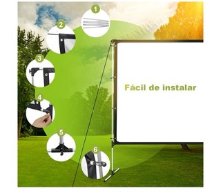 Pantalla Proyector Portátil 120 4KHD- Sin estrenar