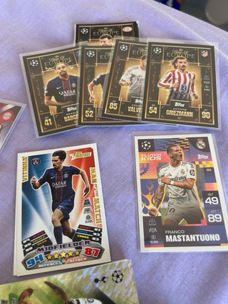 Lote +120 cartas Match Attax Extra 25/26