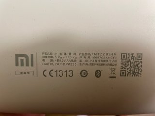 Báscula Inteligente Xiaomi Blanca