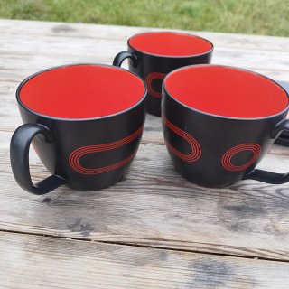 4 Tazas y 6 platillos Ikea SÖRLA (Set 4)