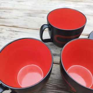 4 Tazas y 6 platillos Ikea SÖRLA (Set 4)