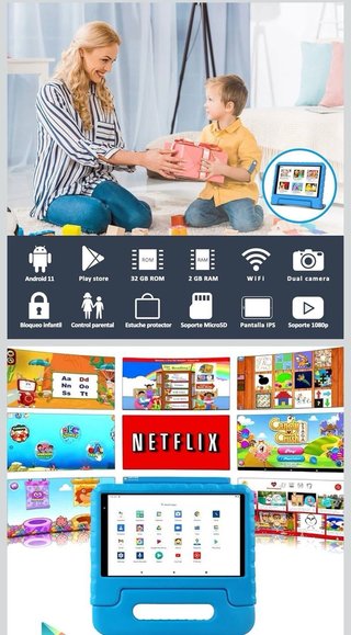 Tablet Niños Android - Nuova da estrenar