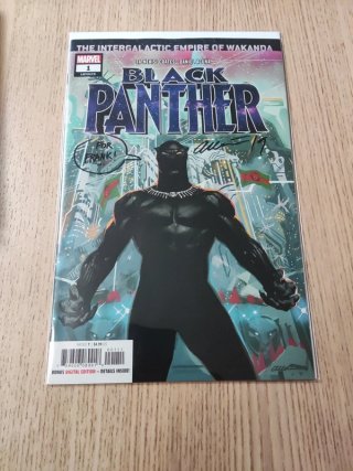 Black Panther 1 Marvel 2017 Firmado