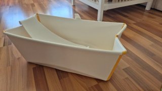 Bañera Stokke plegable + soporte recién nacido