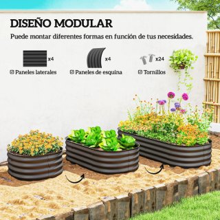 Jardinera grande exterior