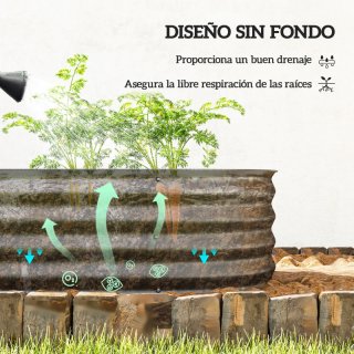 Jardinera grande exterior