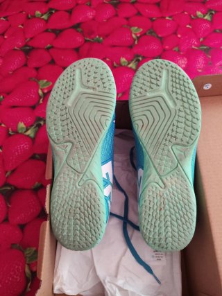 Zapatillas fútbol sala Puma Junior Azul/Verde T.35