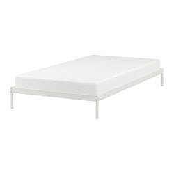 Estructura Cama y Colchón Blanco