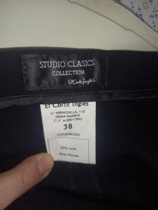 Pantalón negro mujer