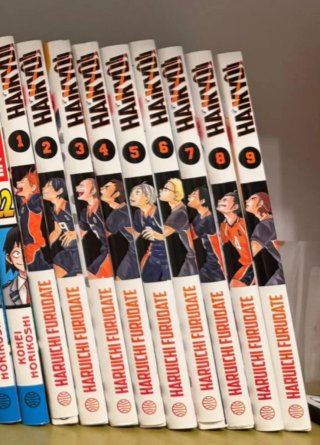 LIBROS DE HAIKYŪ!! DEL 1 AL 9