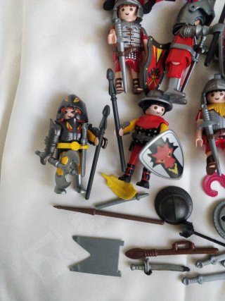 Lote Playmobil Soldados Romanos y Accesorios