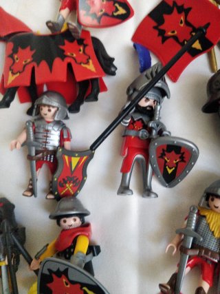Lote Playmobil Soldados Romanos y Accesorios