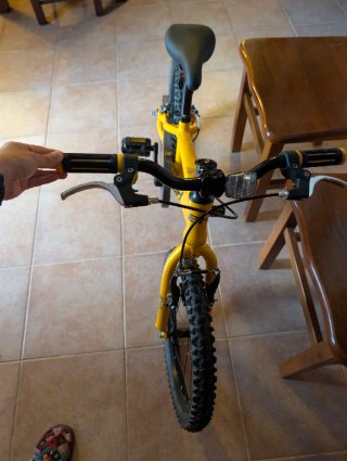 Bicicleta infantil BH expert amarilla