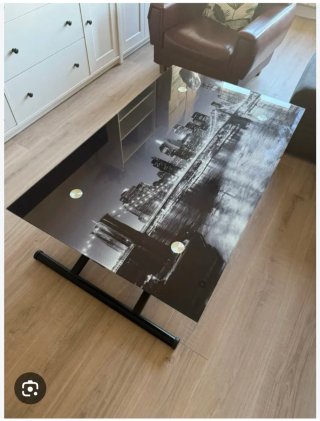 Mesa elevable cristal New York