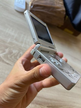 Nintendo Game Boy Advance SP Tribal Plata