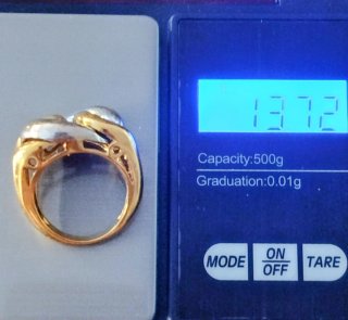 Anillo Bicolor Oro 18k