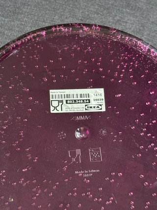 Ensaladera IKEA Morada Transparente