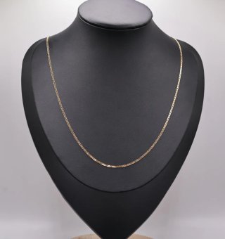 J-156 Cadena Oro 18k Plana 50cm