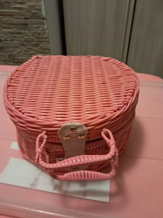 Set Tè Gioco Cestino Rosa