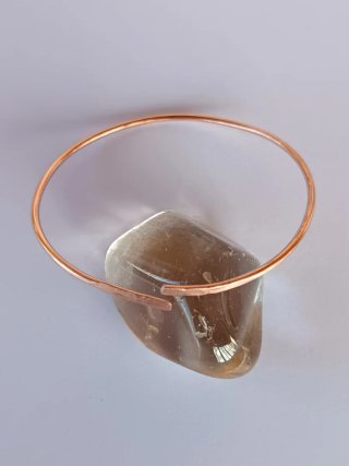 Pulsera de 100 %cobre martillado