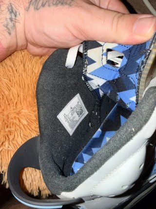 Jordan 6 Scarpa da Ginnastica Blu e Bianca