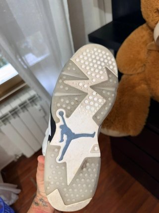 Jordan 6 Scarpa da Ginnastica Blu e Bianca