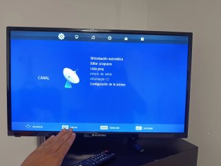 MILECTRIC TV Negra para poner fire TV