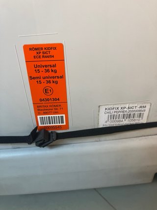 Silla de coche Britax Römer roja