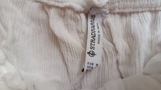 Crop top blanco manga larga