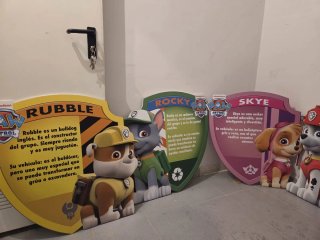 Decoración/Expositores Patrulla Canina-Paw Patrol