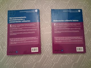 Pack Libros Cocina Profesional y Op. Básicas