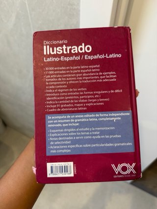 Diccionario Latín. Para 1/2 Bachillerato.