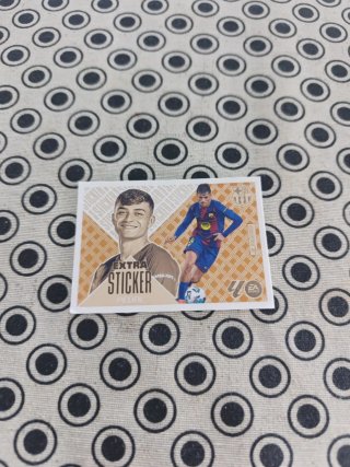 Cromo Extra Sticker Pedri FC Barcelona