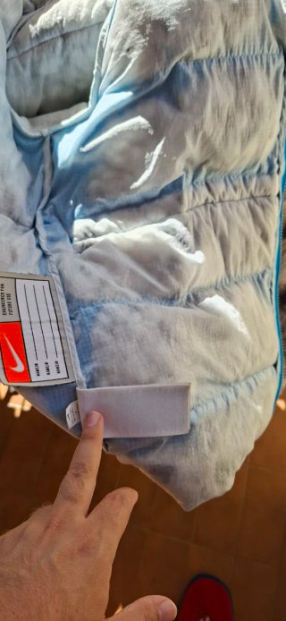 Cazadora Acolchada Nike Azul Niño Talla XL,