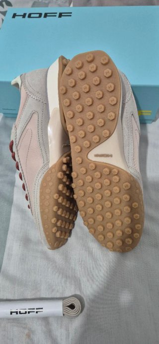 Zapatillas HOFF beige y rosa