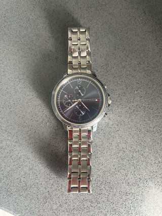 Reloj Tommy Hilfiger Azul y Plateado