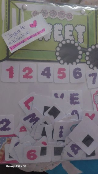 Pizarra Magnética Barbie Letras y Números