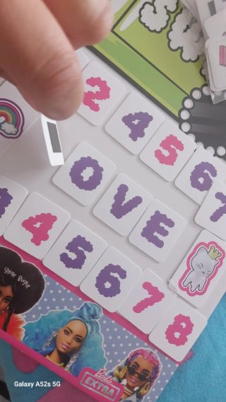 Pizarra Magnética Barbie Letras y Números