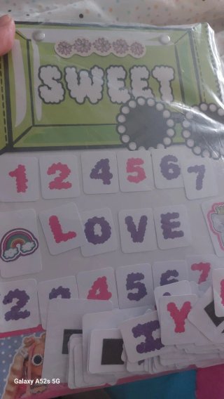 Pizarra Magnética Barbie Letras y Números