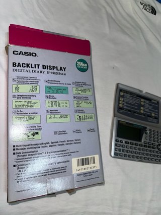 Calculadora Casio Digital Diary SF-4980ERSR-W