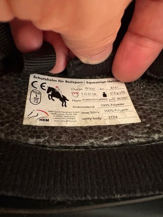 Casco equitación hípica infantil HKM