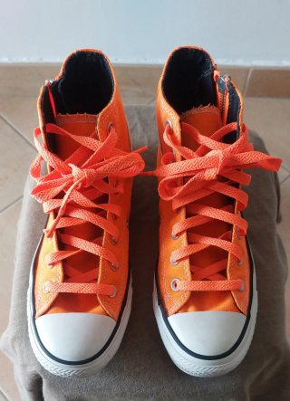 Converse All Star Arancioni Tg 37