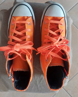 Converse All Star Arancioni Tg 37