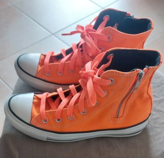 Converse All Star Arancioni Tg 37
